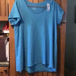 NWT Pure Jill SS Elliptical Tee